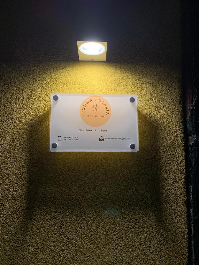 Donna Rosaria House Daire Sorrento Dış mekan fotoğraf